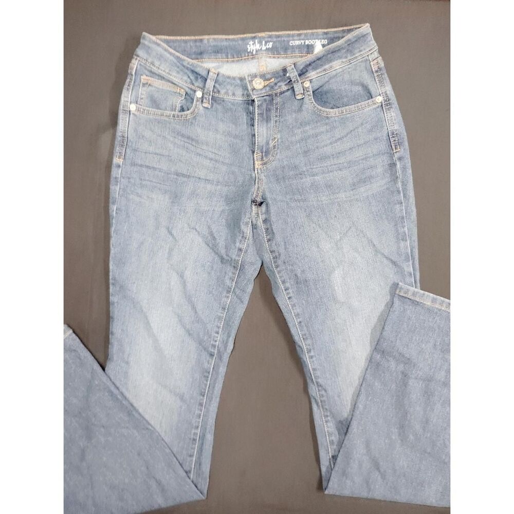 Style & Co. Women's Light Blue Bootcut Long Tall Jeans